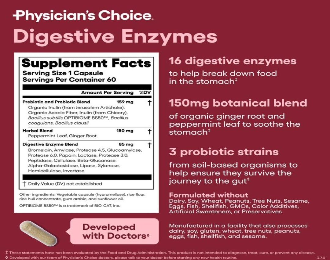 BloatRelief Digestive Enzymes